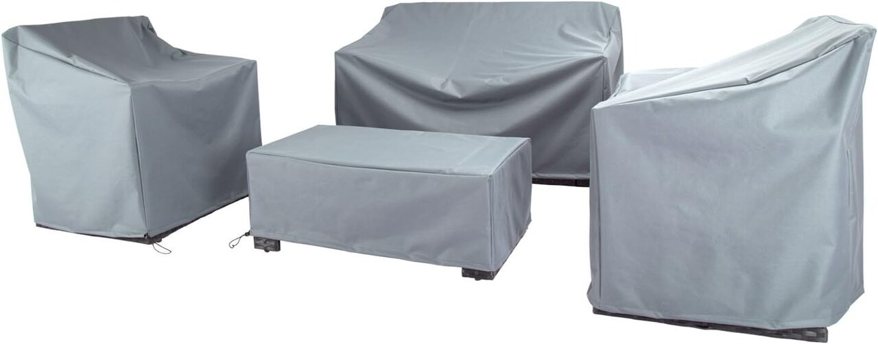 Veradek Rectangular Multi-Purpose Outdoor Patio Cover - 34" x 22" x 22" - Gray